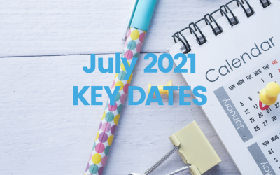 July 2021 Key Dates