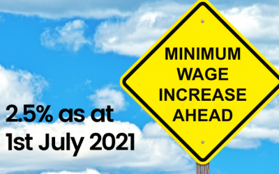 2.5% State Minimum Wage increase