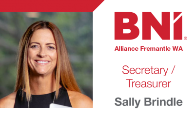BNI Alliance Fremantle – new Secretary/Treasurer