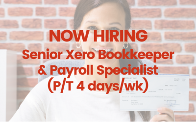 Senior Xero Bookkeeper & Payroll Specialist (P/T 4 days p/wk)
